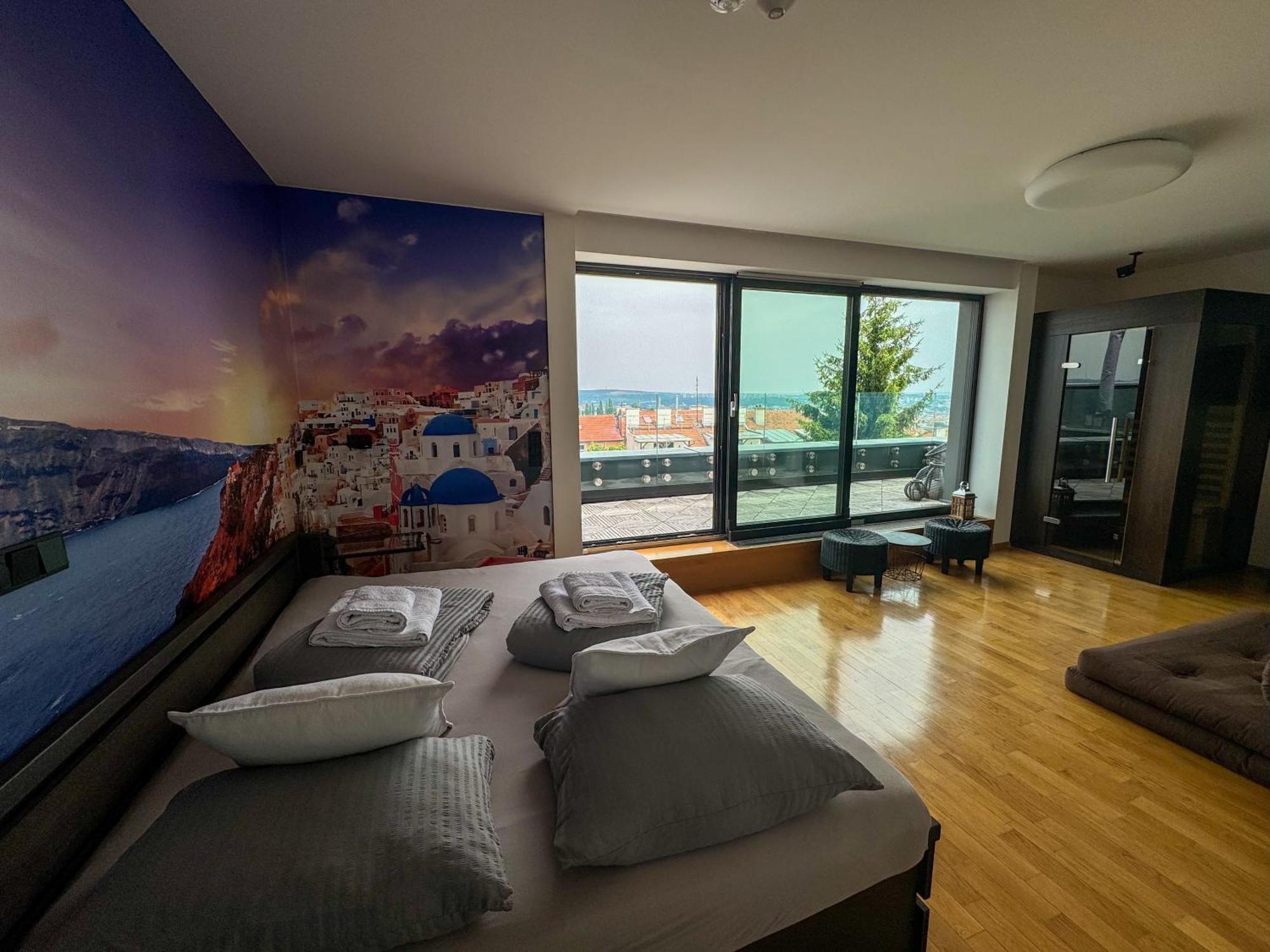 Apartman Se Saunou A Terasou S Vyhledem Na Brno Ngoại thất bức ảnh