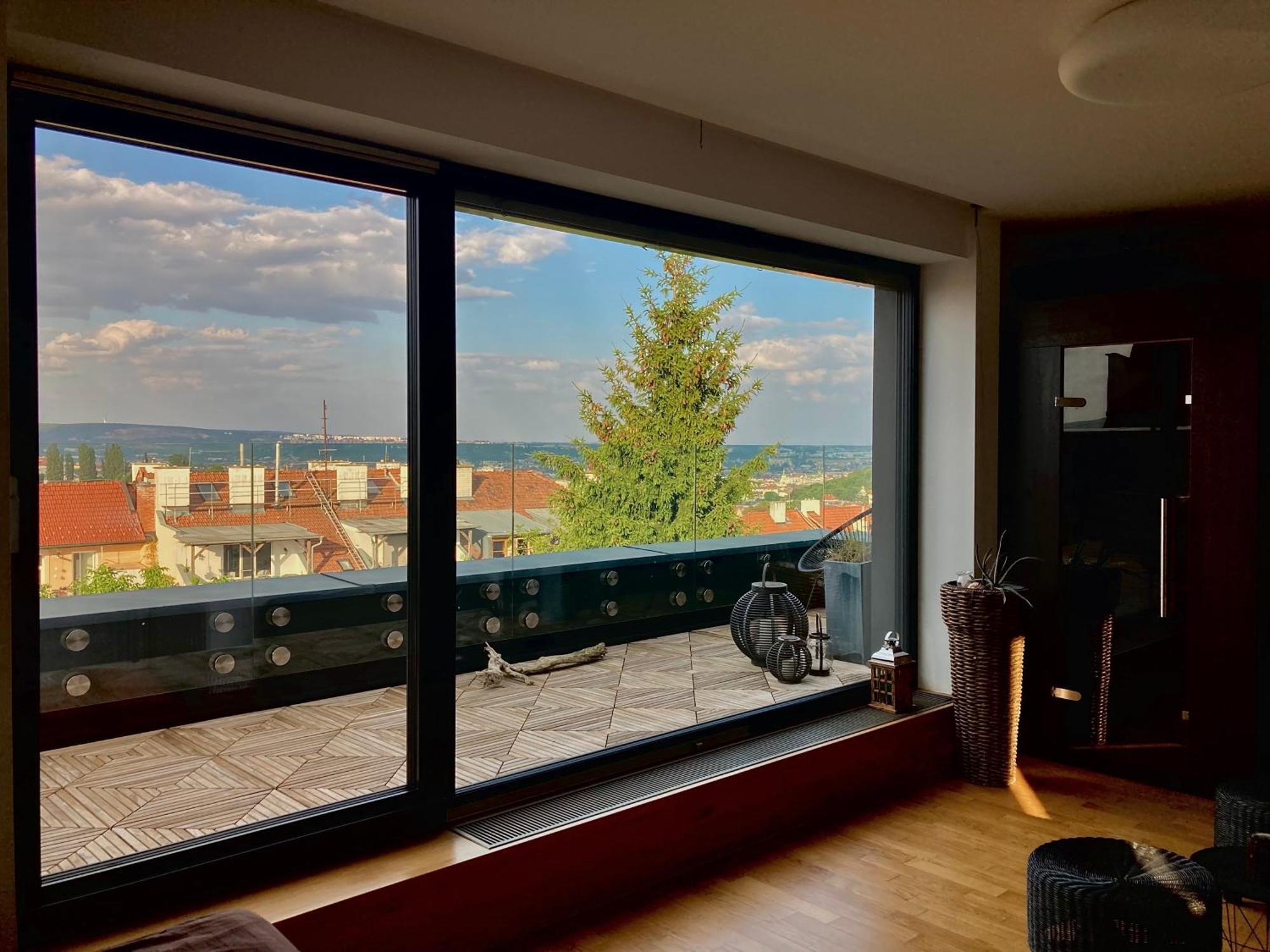 Apartman Se Saunou A Terasou S Vyhledem Na Brno Ngoại thất bức ảnh