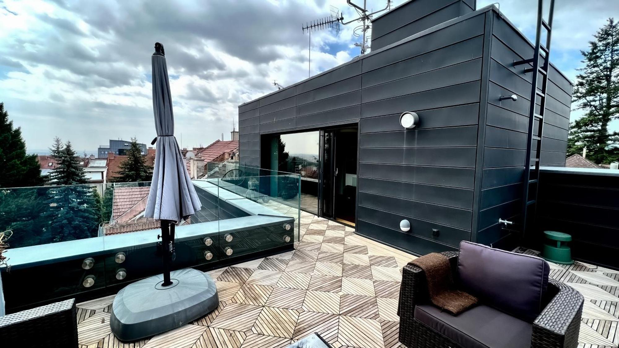 Apartman Se Saunou A Terasou S Vyhledem Na Brno Ngoại thất bức ảnh