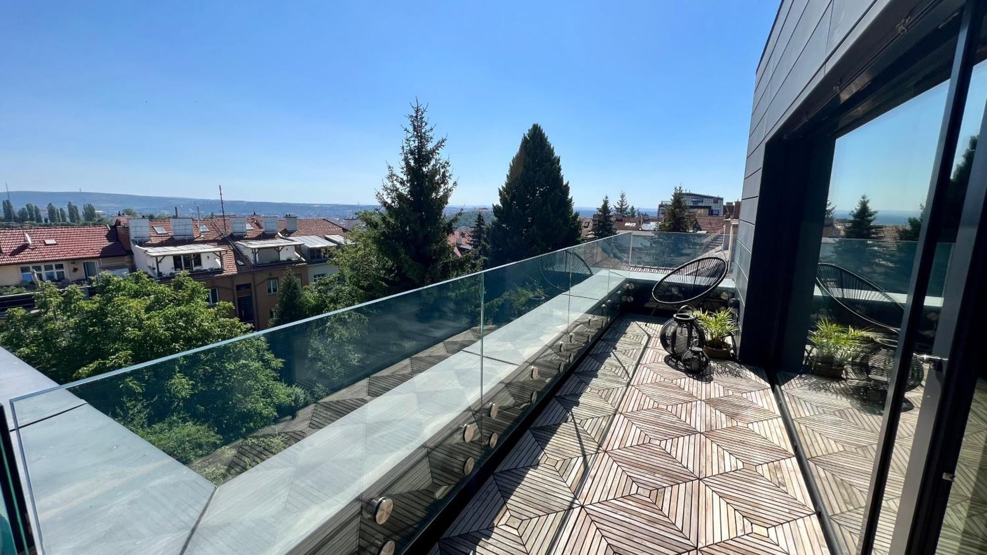 Apartman Se Saunou A Terasou S Vyhledem Na Brno Ngoại thất bức ảnh