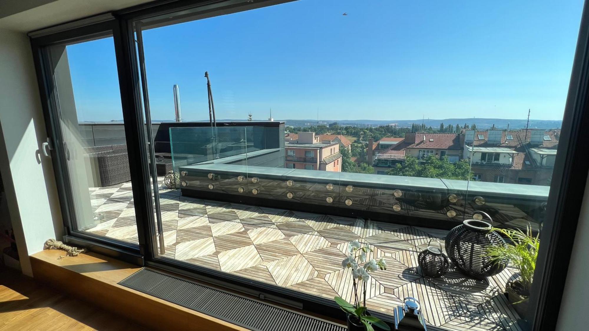 Apartman Se Saunou A Terasou S Vyhledem Na Brno Ngoại thất bức ảnh